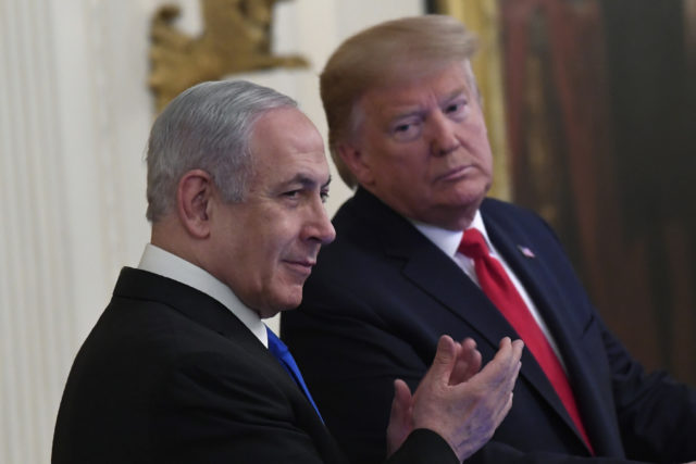 trump navrhol vznik samostatného palestínskeho štátu