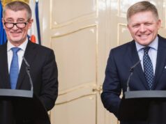 Fico a Babiš odhalili v Prahe sochu česko-slovenského priateľstva