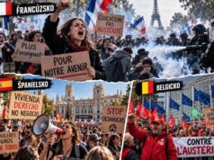 Európu zachvátila vlna protestov: vo Francúzsku za lepšie školy, v Španielsku za dostupné bývanie